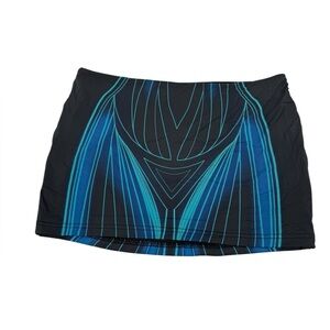 White Fox mini skirt beach cover up size medium edc concert festival beach